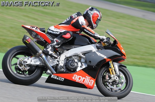 2009-05-09 Monza 1742 Superbike - Qualifyng Practice - Shinya Nakano - Aprilia RSV4 Factory